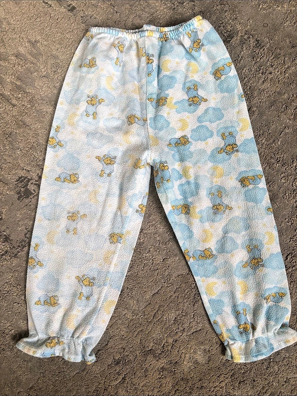 90s Kids Cloud Winnie the Pooh Print Pajama Pants